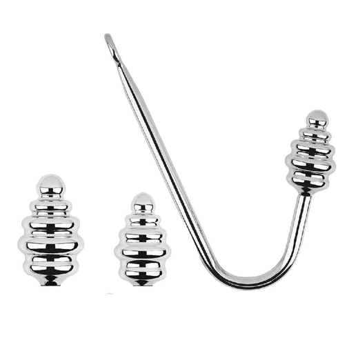Set Hook Anal Ribbed Screw-in 8826 GreatBenefit 0803